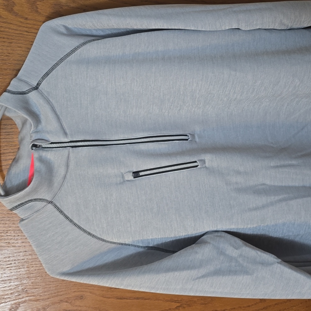 Puma Gray Quarter Zip XL